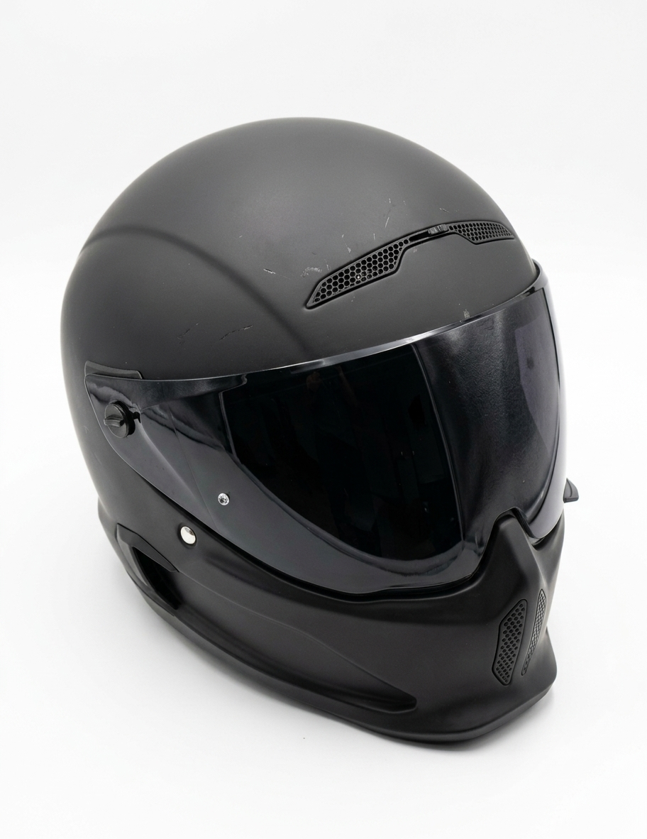 Ruroc Atlas 4.0 Full-Face Motorcycle Helmet (Matte Black) - Image 6