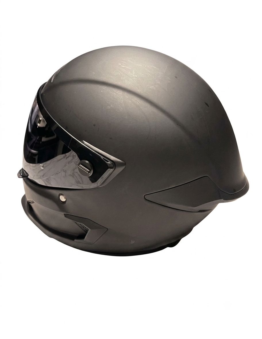 Ruroc Atlas 4.0 Full-Face Motorcycle Helmet (Matte Black) - Image 4