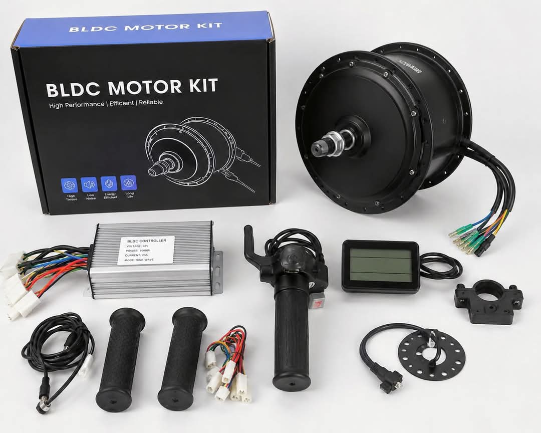 48V 1000W BLDC Electric Bike Conversion Kit
